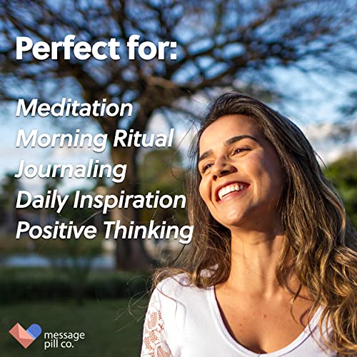 Self Care - Unbothered Lifestyle Gift- 50 Positive Affirmations Get Well Soon Gifts for Women and Men Stress Relief. Self Care Kit with Daily Messages for Meditation, Mindfulness & Relaxation