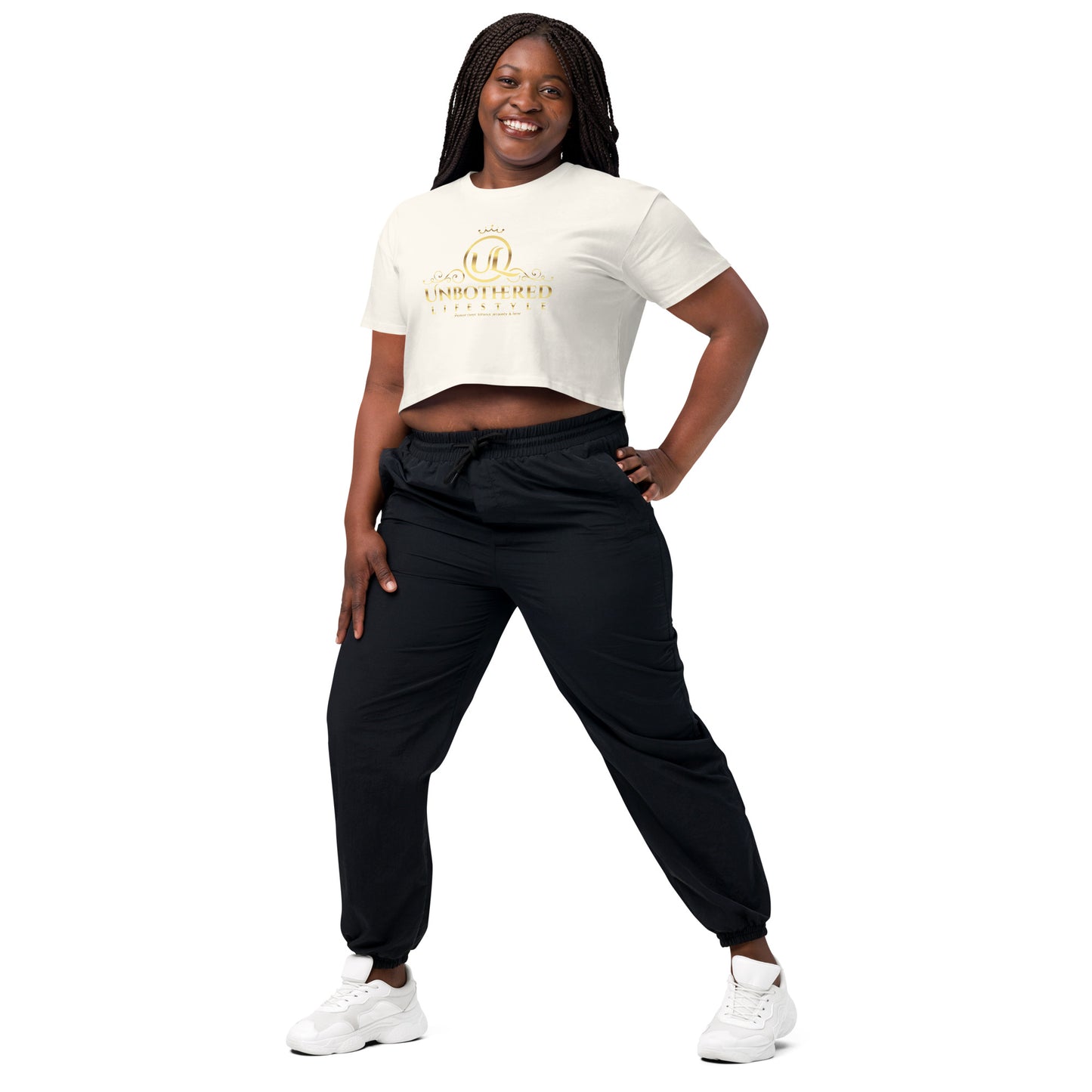 Unbothered Lifestyle Women’s crop top