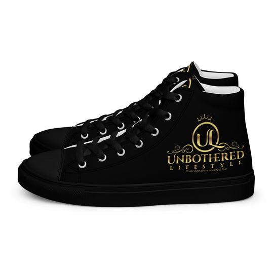 Unbothered Lifestyle Brand Men’s high top canvas shoes