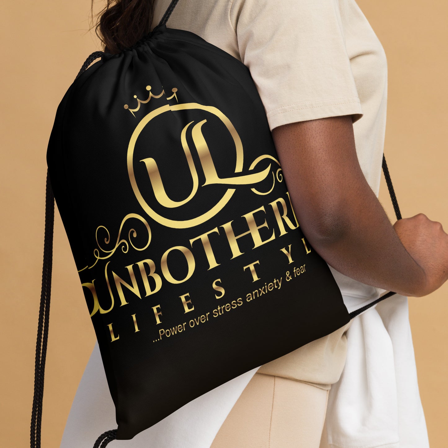 Unbothered Lifestyle Drawstring bag