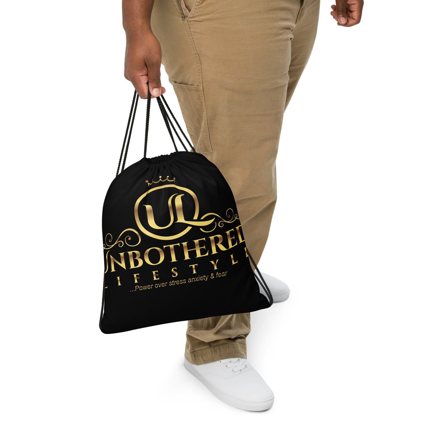 Unbothered Lifestyle Drawstring bag